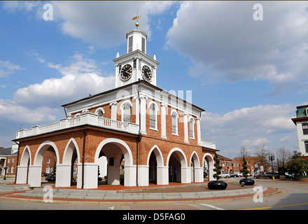 Market house in historic downtown Fayetteville North Carolina, NC. Stock Photo