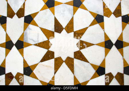 original and ornamental marble background in temple, India Stock Photo