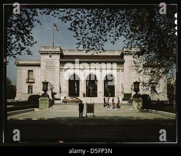 Front view of the Pan American Union, Washington, D.C. (LOC) Stock Photo