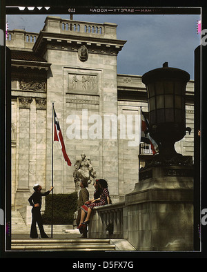 Steps of the Pan American Building, Washington, D.C. (LOC) Stock Photo