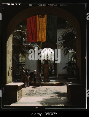 Courtyard of the Pan American Building, Washington, D.C. (LOC) Stock Photo