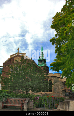 All Hallows by the Tower church or St Mary the Virgin, City of London, England, United Kingdom Stock Photo