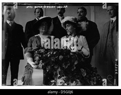 Mrs. Macy & Helen Keller (LOC) Stock Photo