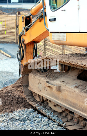 excavator chain Stock Photo