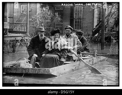 Rescue work, Dayton (LOC) Stock Photo