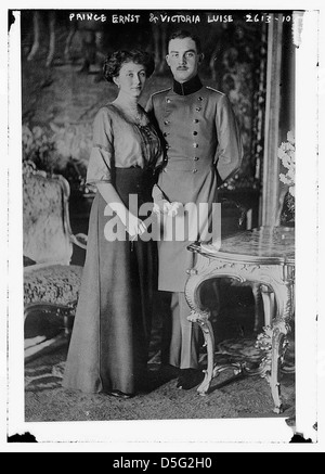 Prince Ernst & Victoria Luise (LOC) Stock Photo