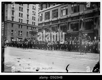 Escort of Dr. Muller (LOC) Stock Photo