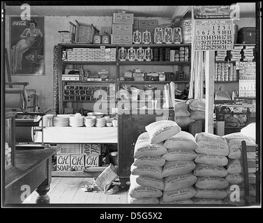 General store interior. Moundville, Alabama (LOC) Stock Photo