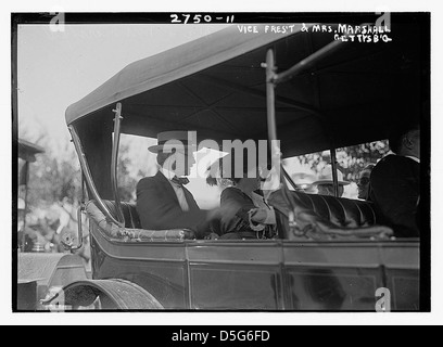 Vice Pres't & Mrs. Marshall - Gettysburg (LOC) Stock Photo