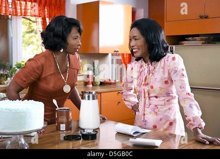 BETTY AND CORETTA  2013 Sanitsy Company TV film with Mary J. Blige at left as Dr Shabazz and Angela Bassett as Coretta King Stock Photo