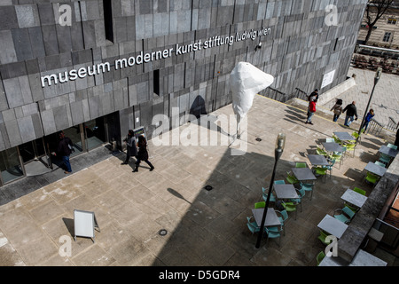 Mumok museum in Museums Quartier in Viena, Austria Stock Photo