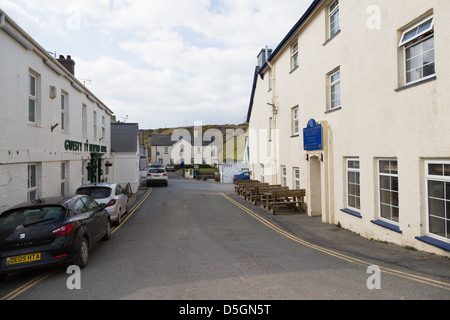 The tiny village of Aberdaron on the Llŷn Peninsula in north Wales. Stock Photo