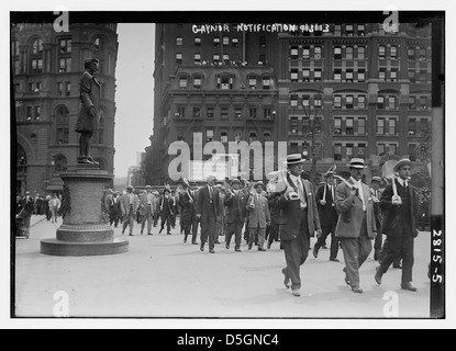 Gaynor notification 9/3/13 (LOC) Stock Photo