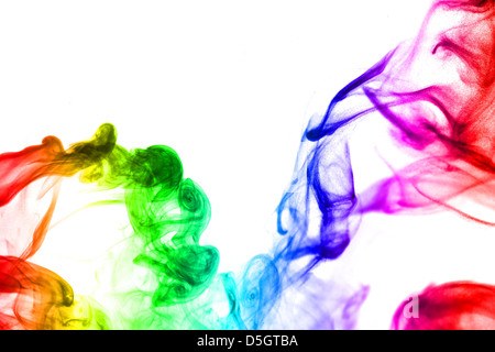 colorful smoke backgrounds Stock Photo