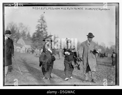 Mrs. A. Butler-Duncan; Miss Ruth Moller; Warcher Thompson (LOC) Stock Photo