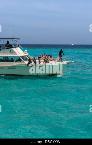 British West Indies, Cayman Islands, Grand Cayman, Stingray City Stock Photo