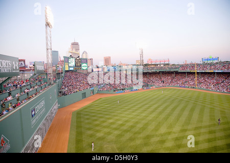 Green Monster Leftfield Wall Historic Fenway Stock Photo 312159461