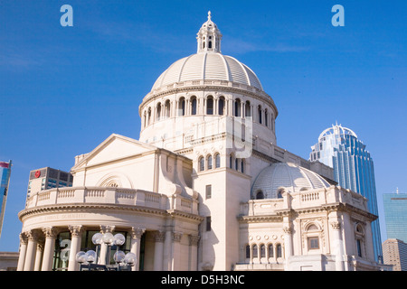 First Church Christ Scientist Christian Science founded by Mary Baker Eddy Boston's Back Bay completed in 1894 Boston Ma. New Stock Photo