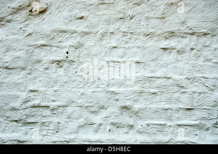old aged white  wall background and texture Stock Photo