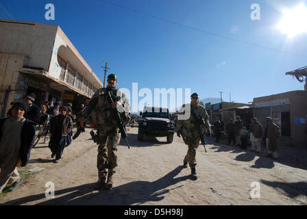 Bundeswehr soldiers in the line of duty in Kunduz, Afghanistan, dated ...