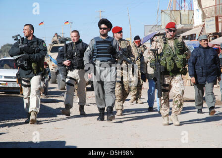 Bundeswehr soldiers in the line of duty in Kunduz, Afghanistan, dated ...