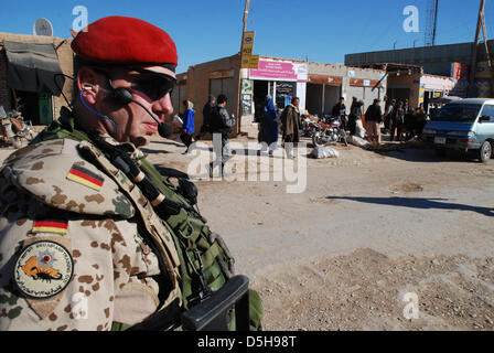 Bundeswehr soldiers in the line of duty in Kunduz, Afghanistan, dated ...