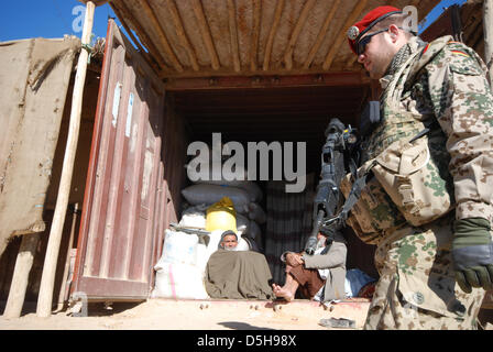 Bundeswehr soldiers in the line of duty in Kunduz, Afghanistan, dated ...