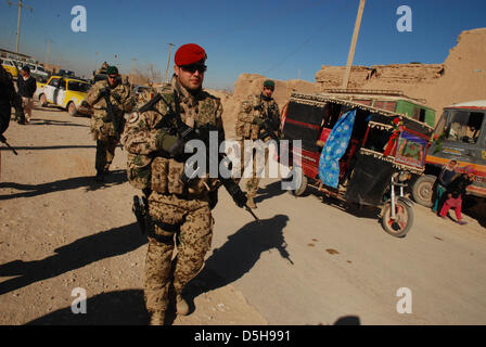 Bundeswehr soldiers in the line of duty in Kunduz, Afghanistan, dated ...