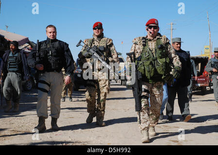 Bundeswehr soldiers in the line of duty in Kunduz, Afghanistan, dated ...