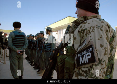 Bundeswehr soldiers in the line of duty in Kunduz, Afghanistan, dated ...
