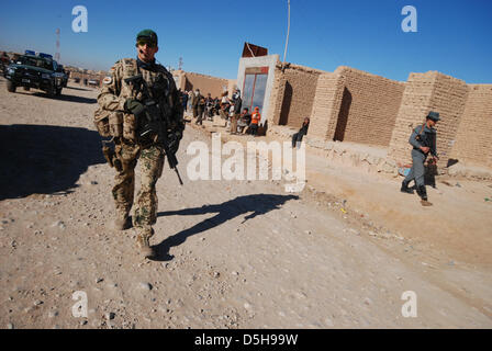 Bundeswehr soldiers in the line of duty in Kunduz, Afghanistan, dated ...