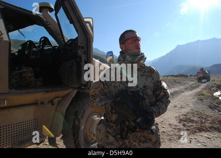 Bundeswehr soldiers in the line of duty in Kunduz, Afghanistan, dated ...