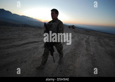 Bundeswehr soldier in the line of duty in Kunduz, Afghanistan, dated ...