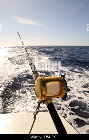 deep sea fishing Stock Photo