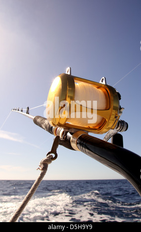 deep sea fishing Stock Photo