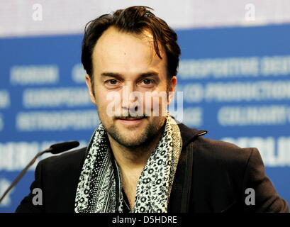 Swiss actor Carlos Leal attends the press conference for the movie 'For The Good Of The Others' ('El Mal Ajeno') during the 60th Berlinale international film festival on Friday, 12 February 2010 in Berlin. The festival runs until 21 Febuary 2010. Photo: Tim Brakemeier dpa/lbn Stock Photo