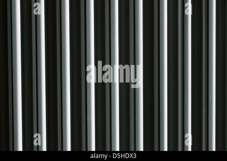 Black and white radiator pattern Stock Photo