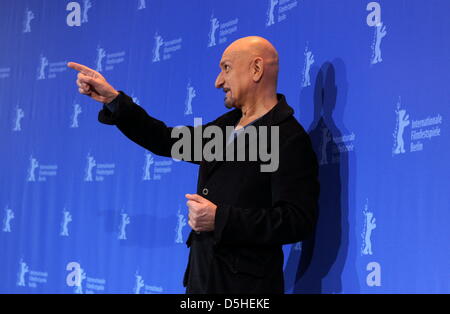 British actor Sir Ben Kingsley attends the photocall of the film 'Shutter Island' during the 60th Berlinale International Film Festival in Berlin, Germany, on Saturday, 13 February 2010. The festival runs until 21 Febuary 2010. Photo: Marcus Brandt dpa/lbn Stock Photo