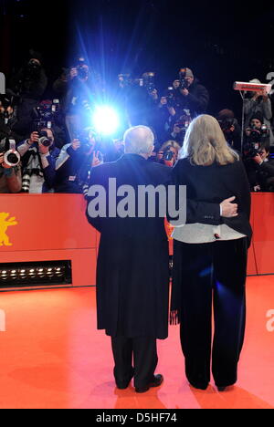 US director Martin Scorsese and his wife Helen Morris arrive for the premiere of the film 'Shutter Island', running in the festival, but not competing for the Golden Bear, during the 60th Berlinale International Film Festival in Berlin, Germany, on Saturday 13 February 2010. The festival runs until 21 Febuary 2010. Photo: Tim Brakemeier dpa/lbn Stock Photo