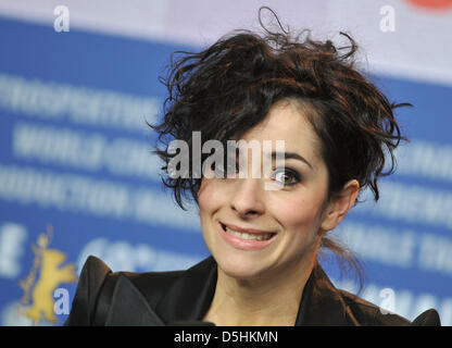 Croatian actress Zrinka Cvitesic attends the photocall of the movie 'On the path' (Na putu) during the 60th Berlinale International Film Festival in Berlin, Germany, Wednesday, 18 February 2010. The festival runs until 21 Febuary 2010. Photo: JOERG CARSTENSEN Stock Photo