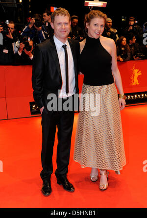 Austrian actors Franziska Weisz and Andreas Lust arrive for the closing ceremony of the 60th Berlinale International Film Festival in Berlin, Germany, Saturday, 20 February 2010. Up to 400 films are shown every year as part of the Berlinale's public programme. The Berlinale is divided into different sections, each with its own unique profile. Photo: Soeren Stache dpa/lbn  +++(c) dp Stock Photo