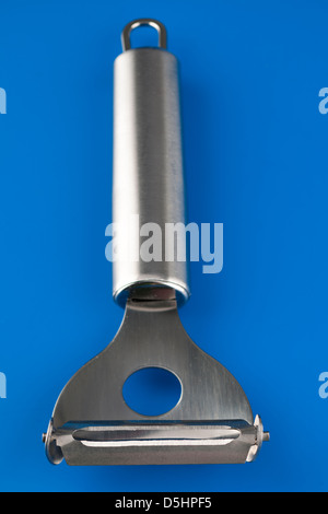 Stainless steel vegetable peeler Stock Photo