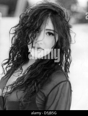 TIFFANY DARWISH Promotional photo of US pop singer in 1989. Photo Herb
