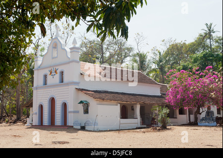 Santo Antonio Church, at Cabo de Rama Fort, Goa. India. Stock Photo