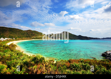 Aharen Beach on the island of Tokashiki in Okinawa, Japan. Stock Photo