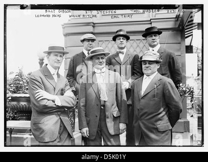 Billy Gibson, H.Y. Steffen, Theo. Hardeen, Leonard Hicks, Willie Ritchie, Emil Thiry (LOC) Stock Photo