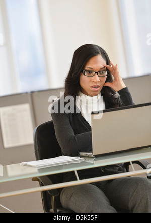 Female office worker Stock Photo