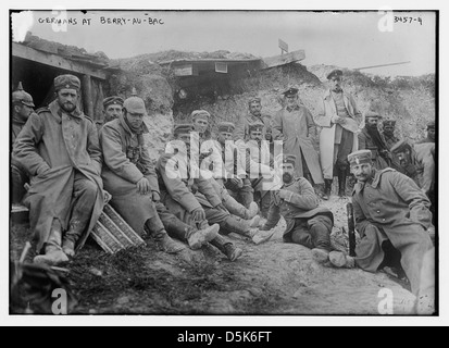 Germans at Berry-Au-Bac (LOC) Stock Photo