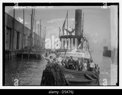 Suffrage tug, Jersey City (LOC) Stock Photo