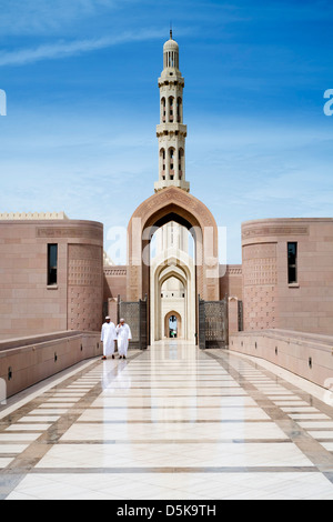 Sultan Qaboos Grand Mosque in Muscat Oman Middle East Stock Photo